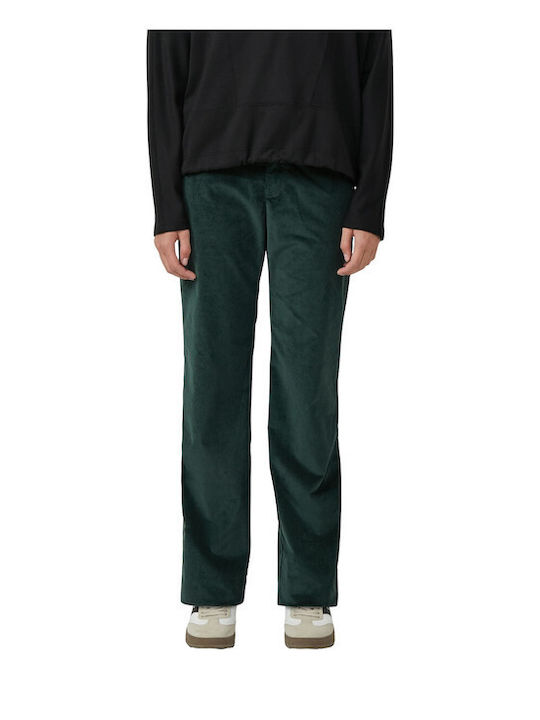 Damen Stoff Hose Grün
