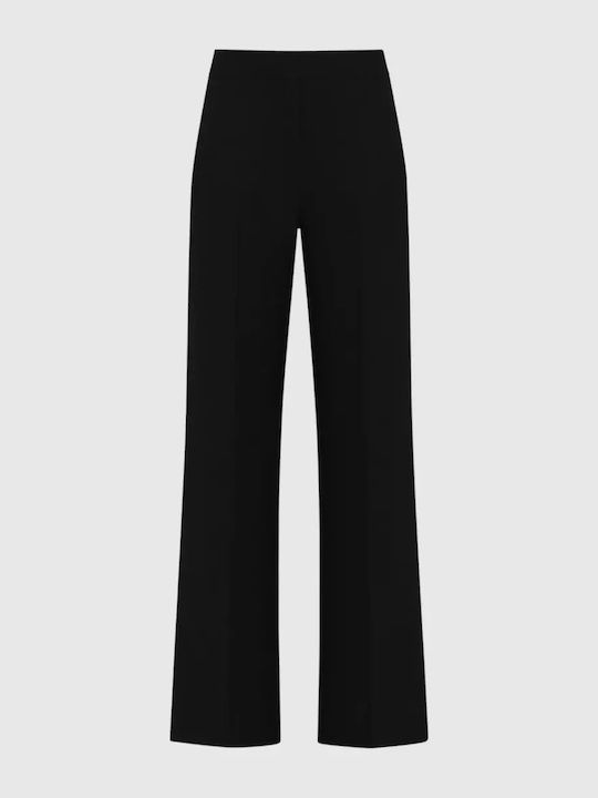 Damen Stoff Hose Black