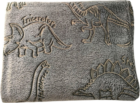 Одеяло Флийс Светещо Сив 200x150cm