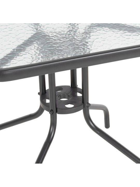 Garten- und Outdoor-Möbelsets Für Speisesaal Figo Laura 3 Stück Grau