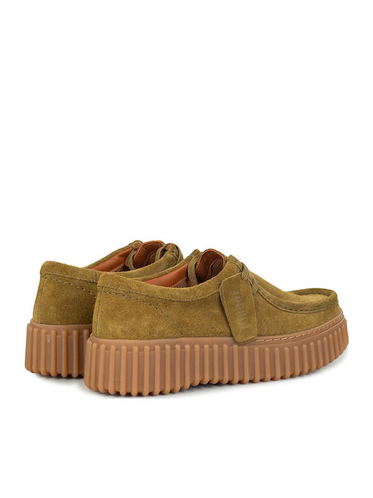 Torhill Bee Suede Women's Loafers in Green