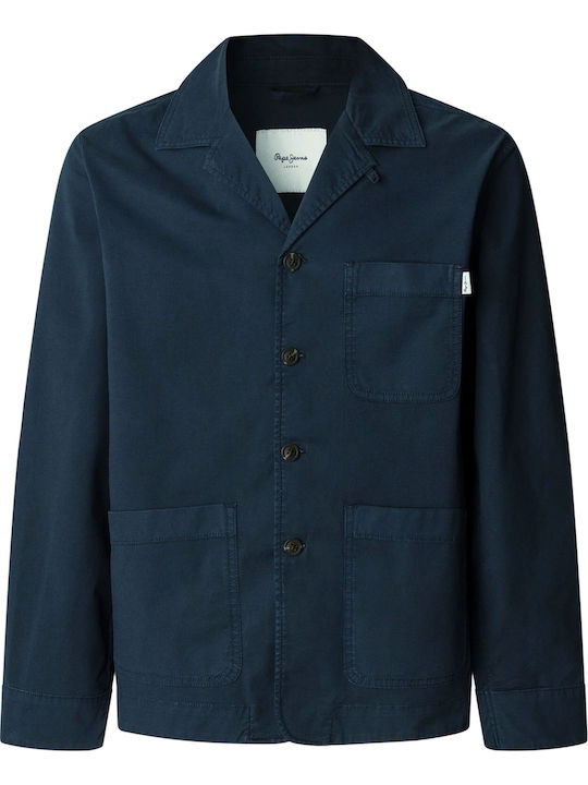 Μακρυμάνικo Overshirt Dulwich Blue
