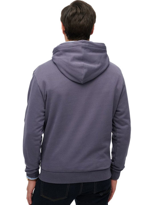 Athletic Essential Ζακέτα με Κουκούλα Grey