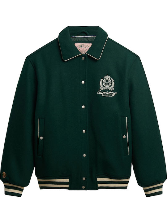 Damen Bomberjacke Enamel Green