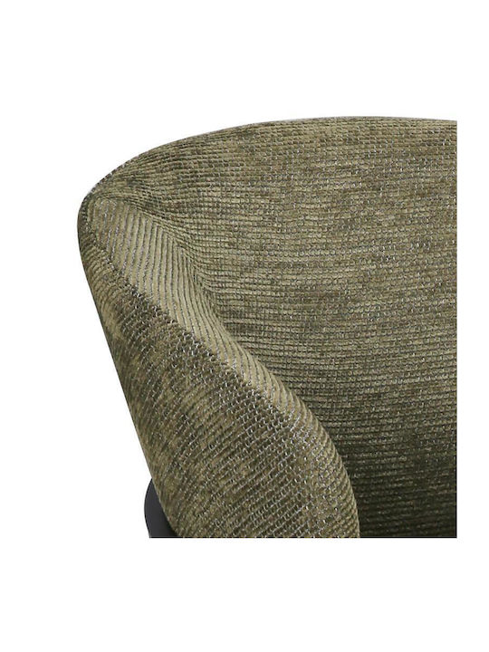 2411 Dining Room Fabric Chair Green 58x62x83cm 2pcs