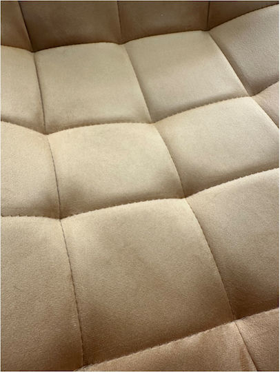 Brisa Dining Room Velvet Chair Beige/black 53x60x85cm