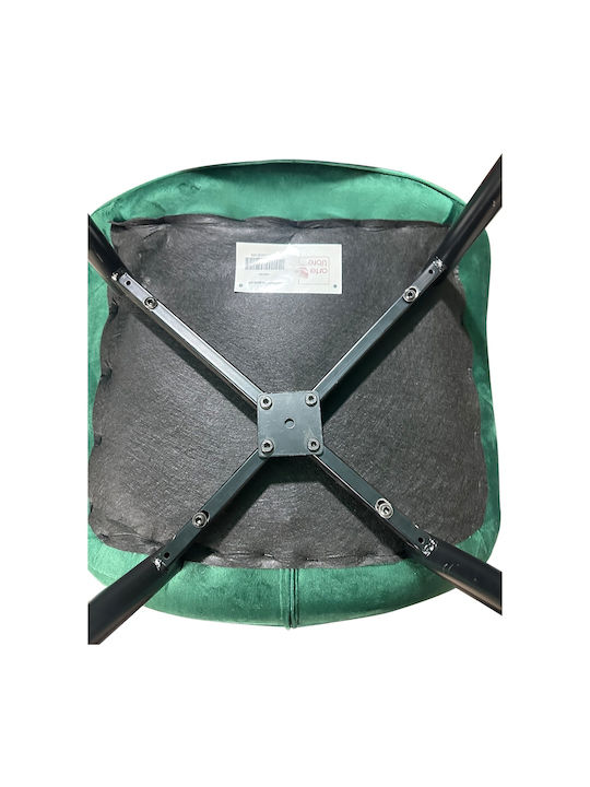 Brisa Dining Room Velvet Chair Green, Dark Forest 53x60x85cm
