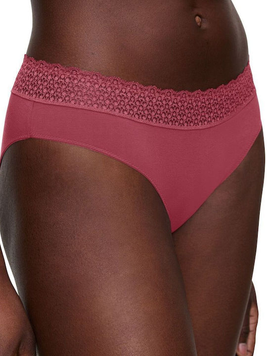 Feel Modal Tai Women's Slip Deep Red