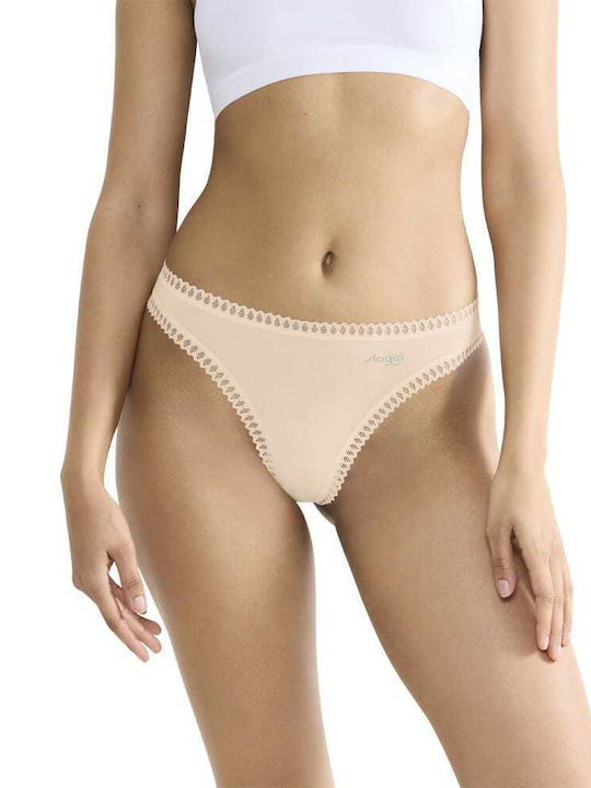Sloggi String 3Pack with Lace Multicolored