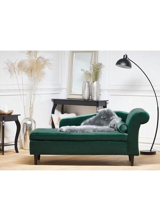 Berwyn 737 Șezlong Modern Din Catifea Verde 160x70x77cm 519262BEL