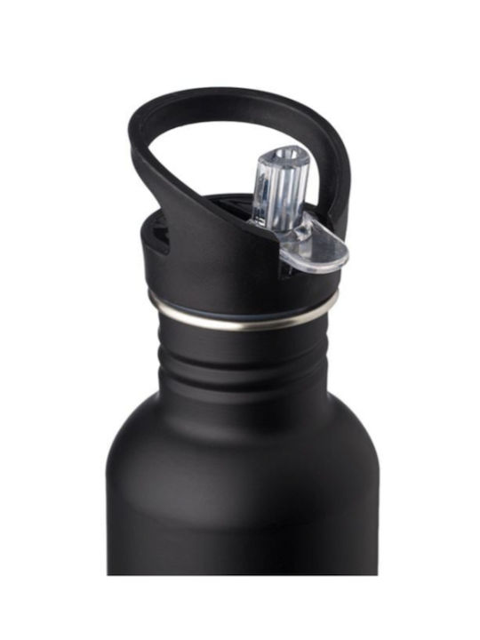 Wasserflasche Rostfreier Stahl 500ml Schwarz