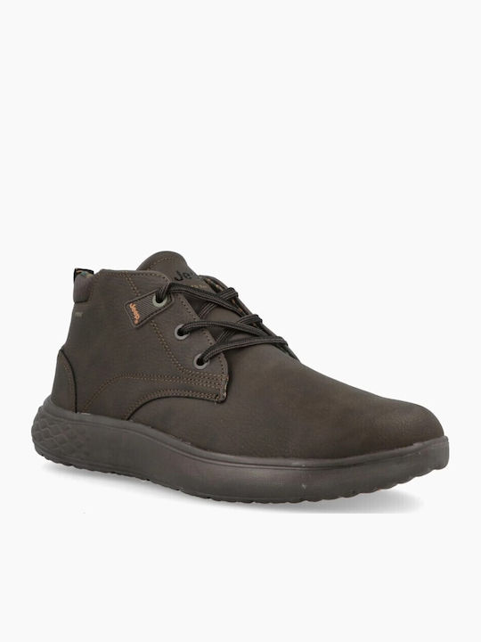 Leather Brown Men's Boots