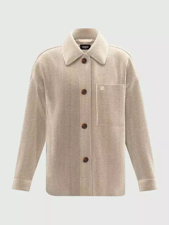 Μακρυμάνικο Γυναικείο Πουκάμισο Off White