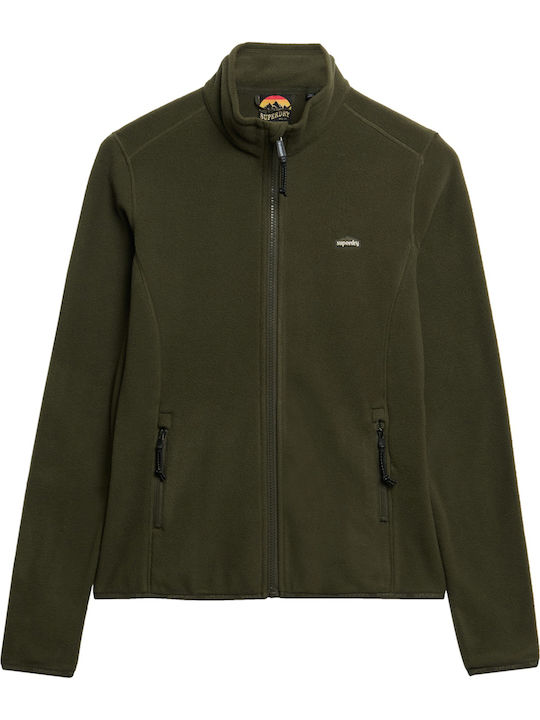 Women's Cardigan Army Khaki Green