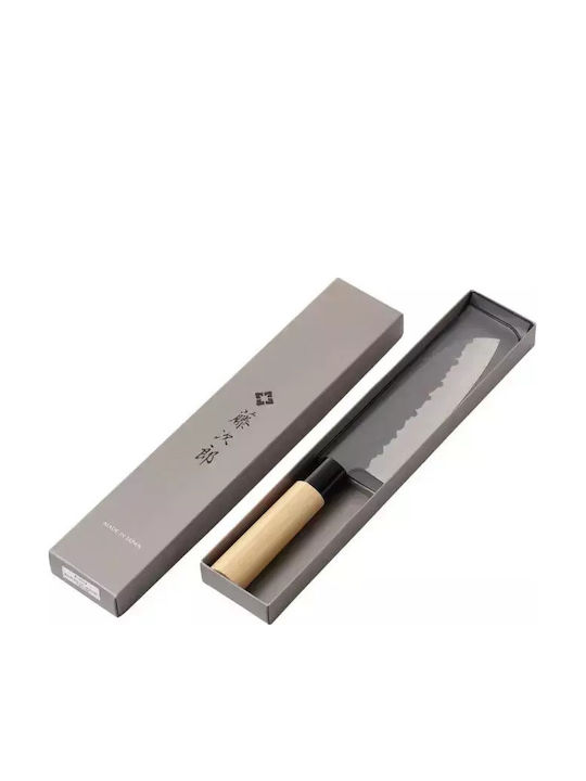 Tojiro Hammered Μαχαίρι Santoku από Ανοξείδωτο Ατσάλι 16.5cm
