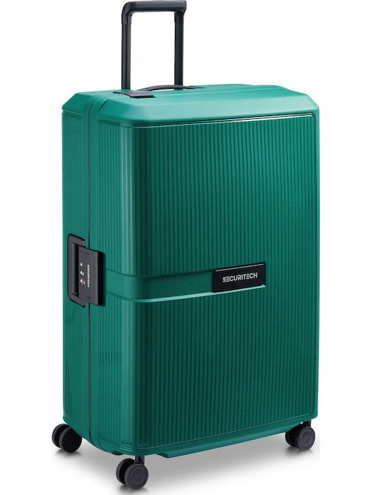 Securitech by Delsey Βαλίτσα Μεγάλη Stone Green Securitech by Delsey Βαλίτσα Μεγάλη Stone Green