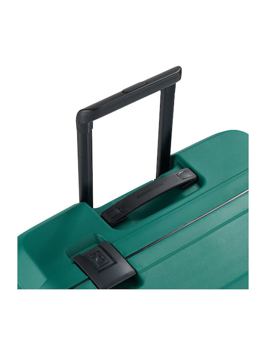 Securitech by Delsey Μεσαία Βαλίτσα Ταξιδίου Σκληρή Stone Green με 4 Ρόδες Ύψους 66.5εκ.