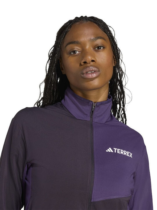 Women's Sweatshirt Jacket Purple