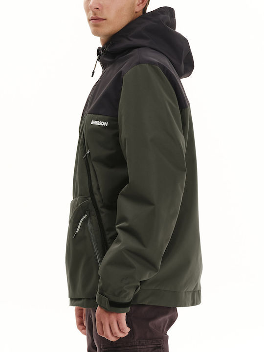 Водоустойчиво Мъжко Яке Pine Green/Ebony