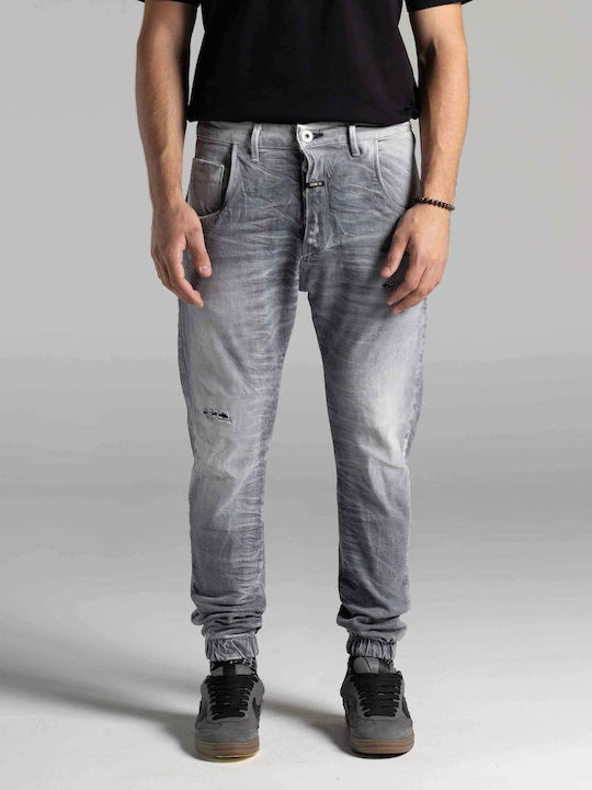 Pantaloni Jeans pentru Bărbați cu Croială Regular Grey Light