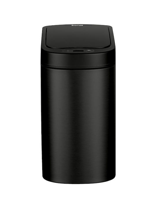 Bronze Art Inox Καλαθάκι Μπάνιου 7lt Μαύρο