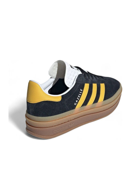 Gazelle Bold Γυναικεία Sneakers Core Black / Bold Gold / Ftw White