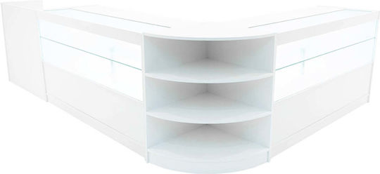 Eclipse Led Shop Counter Set Lm60 Tb60 & 2 X C1500 White