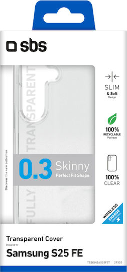 SBS Back Cover Silicone Transparent (Galaxy S25 FE)