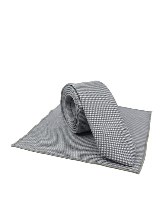Legend Accessories Herren Krawatten Set Monochrom in Gray Farbe