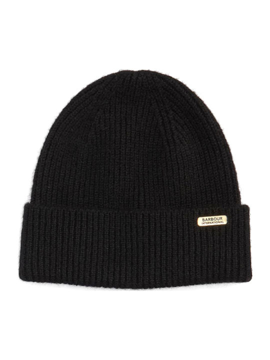 Beanie Beanie with Rib Knit in Gray color