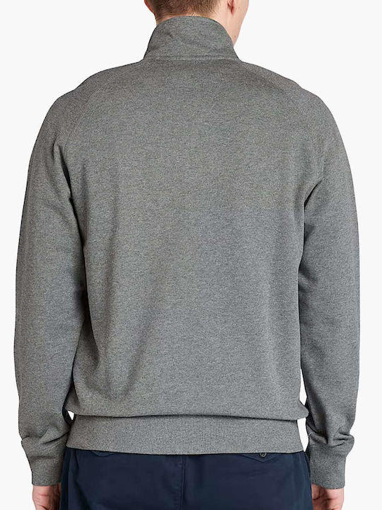 Men's Cardigan with Hood Gray