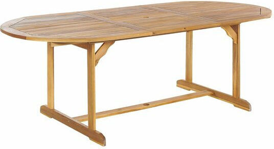 Berwyn 1977 Garden & Terrace Table 100x74 Natural Wood Shade Berwyn 1977 Garden & Terrace Table 100x74 Natural Wood Shade