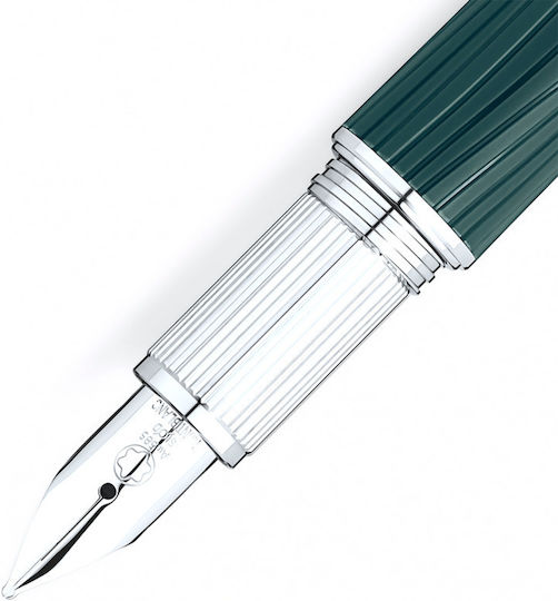 MontBlanc Starwalker Füllfederhalter Grüne mit Blauer Tintenfarbe