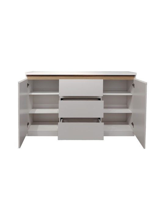 Bufet Chiemo cu Sertare Natural Shade 160x40x93.6cm