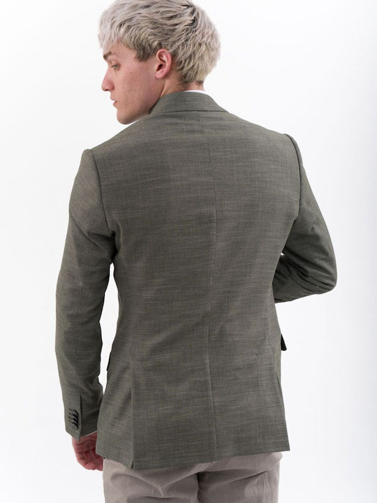 Summer Men’s Suit Jacket Green
