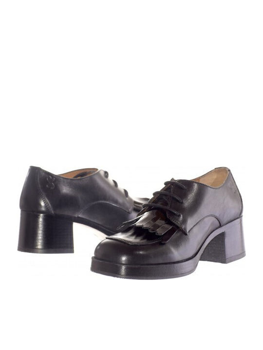Damen Oxfords in Schwarz Farbe