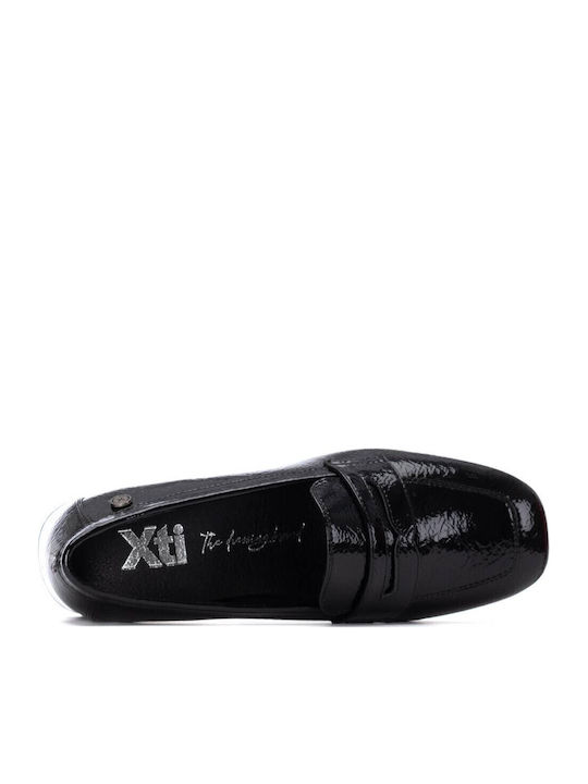 Pumps mit flachem Absatz Schwarz