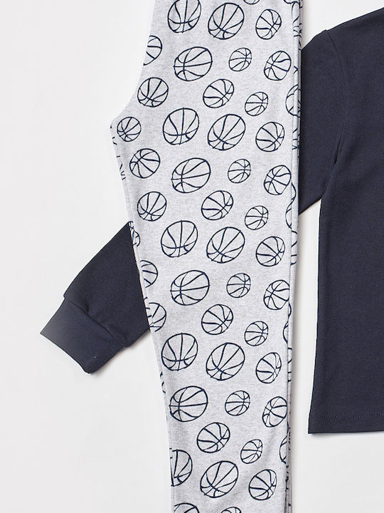 Ηashtag Детска пижама Grey-blue