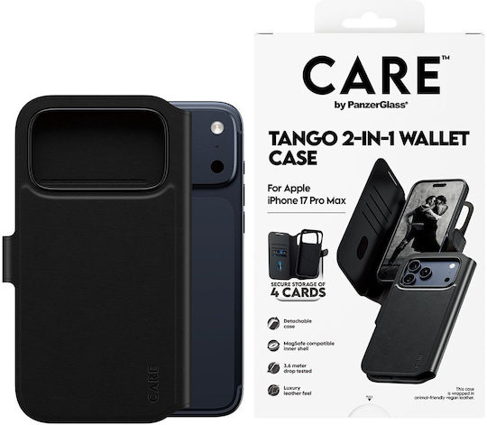 PanzerGlass Brieftasche Leder / Kunststoff Schwarz (iPhone 17 Pro Max) CR63940