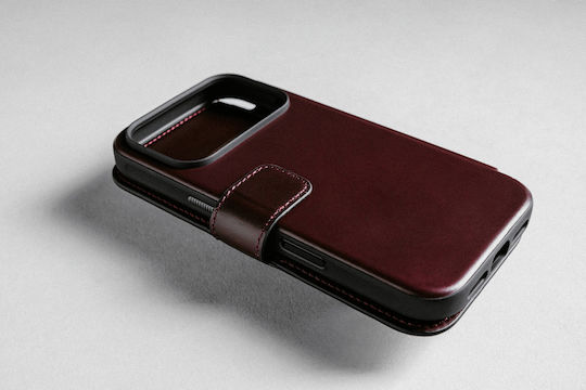 Nomad Wallet Μεταλλικό 0.75mm Μπορντό (iPhone 17 Pro)