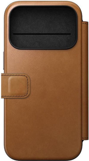 Nomad Wallet Metallic 2mm Brown (iPhone 17 Pro)