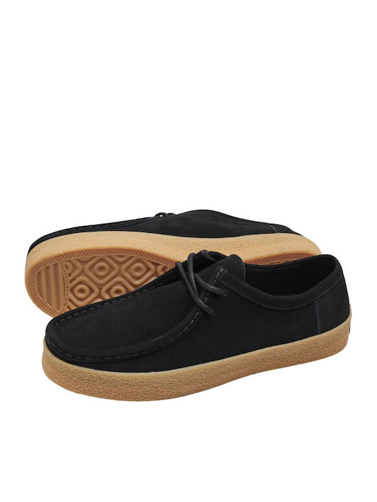 Wildleder Herren Freizeitschuhe Schwarz