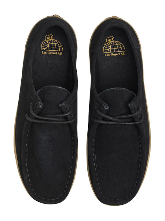 Wildleder Herren Freizeitschuhe Schwarz