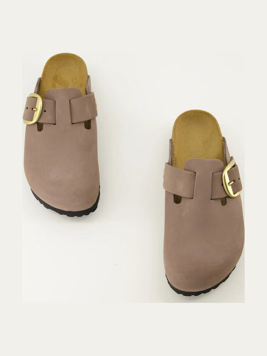 Birkenstock Femei Din piele Sabot Violet