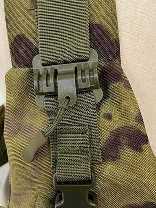 Set Vestă Tactică Reglabilă + 2 Plăci Balistice Nij Iv Linovit Airsoft Paintball Sport Tir Vânătoare Outdoor Material Oxford 1000d Sistem Molle Rezistent La Gloanțe Perforante 7.62x63mm M2 Ap Culoare Camuflaj Kaki