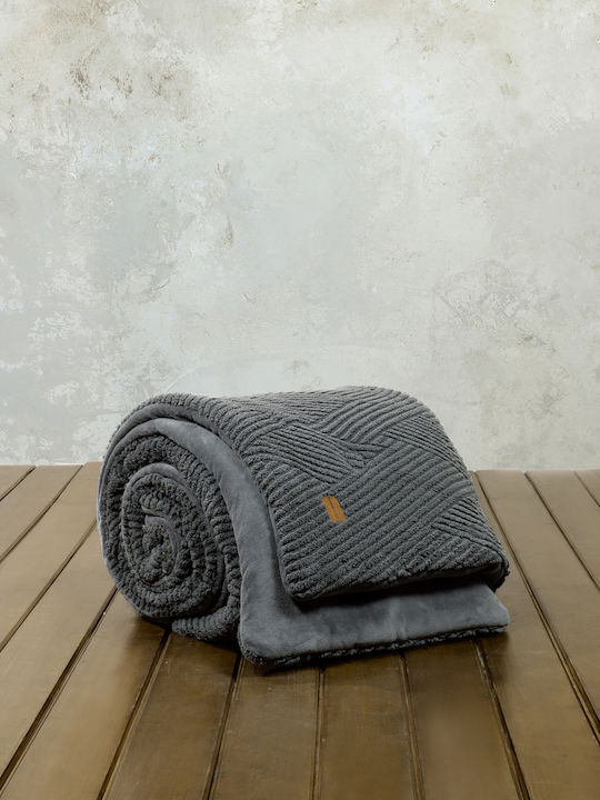 Nima Bettbezug Großes Doppelbett 220x240cm Velva Dark Gray 720 GSMGsm