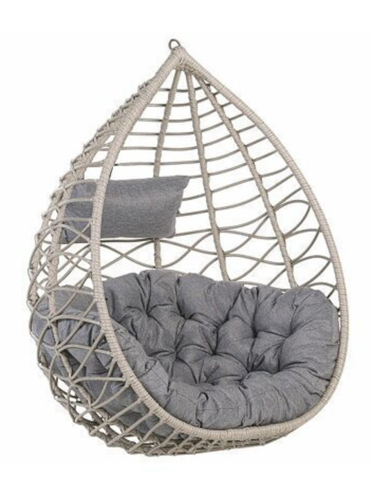 Berwyn 1865 Schaukelstuhl mit Basis Kunststoff L100xB97xH121cm Gray