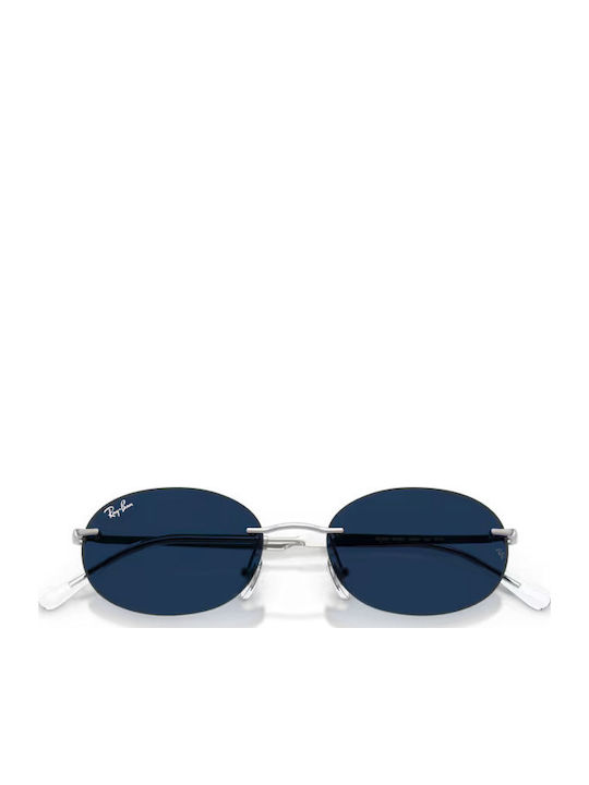 Ray Ban Unisex Sunglasses with Silver Metal Frame and Gray Lens RB3767 003/MF