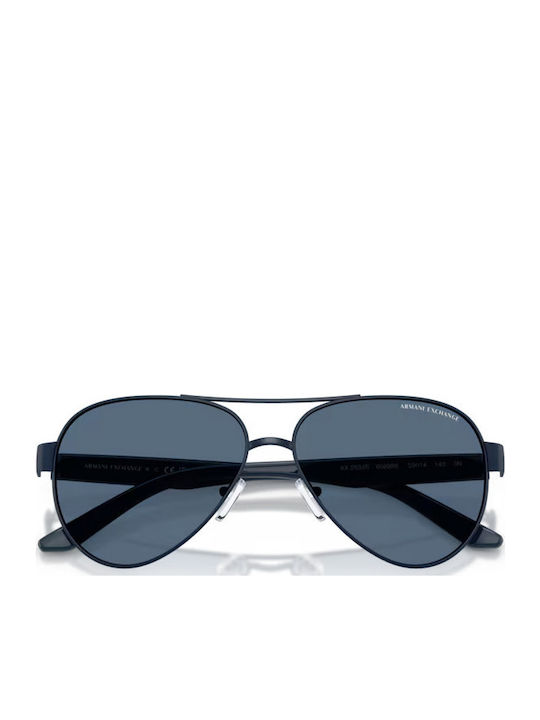 Armani Exchange Bărbătești Ochelari de soare cu Gri Cadru și Albastru Lentilă