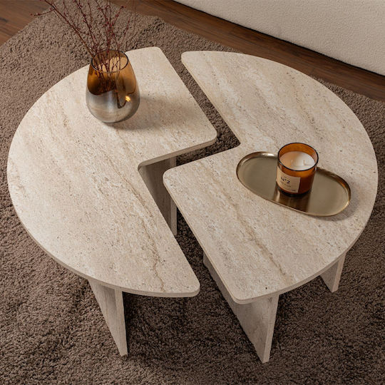 Централно Кафе Маси Moira Travertine